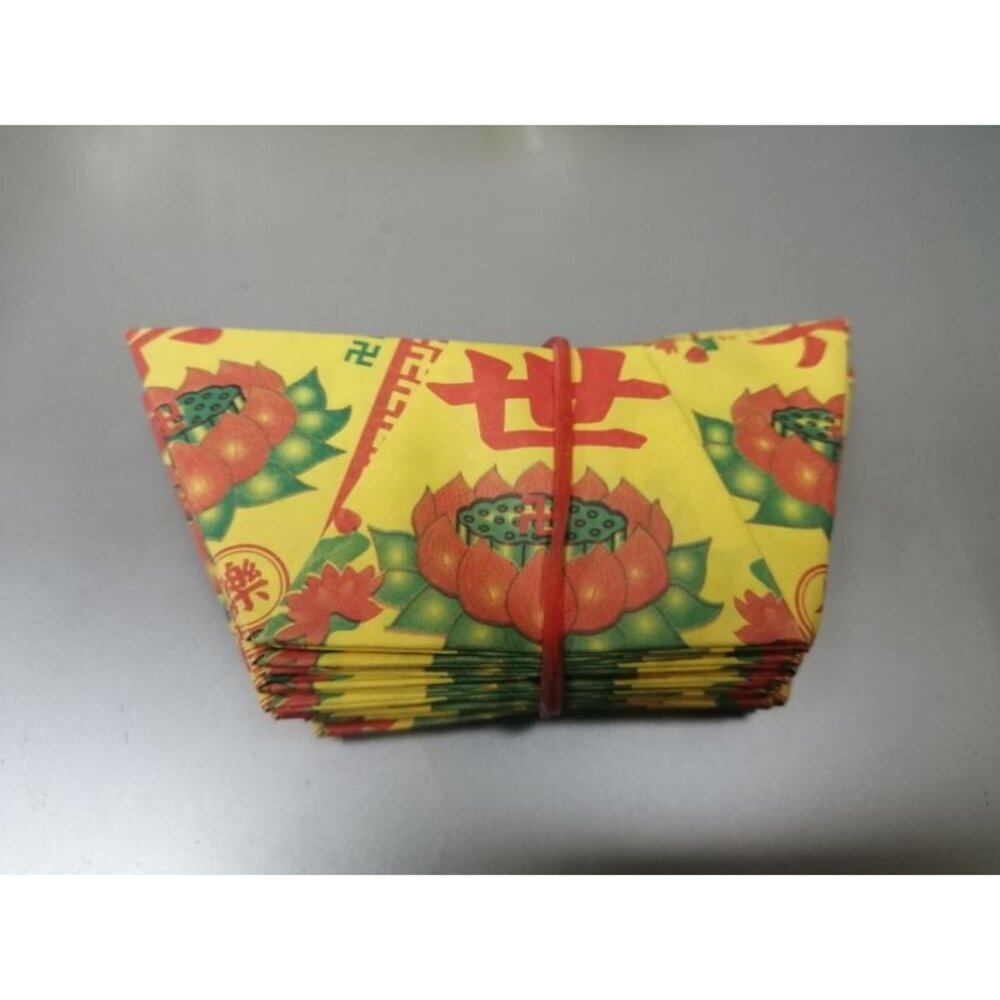 【台中35年老店】手工摺紙金元寶|紙紮用品|往生祭祀|追思供奉-圖片-3