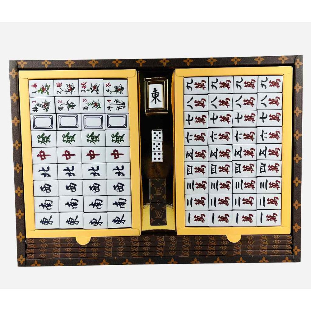 22382045854-【台中35年老店】紙紮LV雀神麻將 紙紮麻將 紙紮牌尺 紙紮骰子 紙紮娛樂 紙紮用品 往生用品