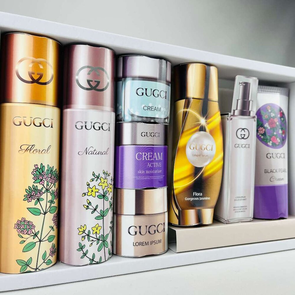 【台中35年老店】紙紮古馳護膚保養組 紙紮保養品 紙紮護膚 名牌-圖片-3