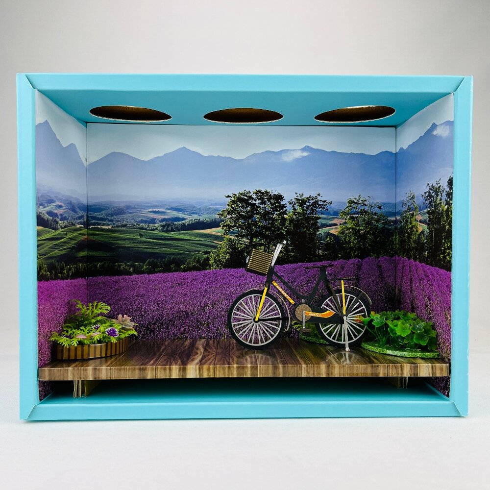 【台中35年老店】紙紮腳踏車情境禮盒 紙紮腳踏車 紙紮鐵馬 祭祀 禮儀 法會 紙紮 封面照片