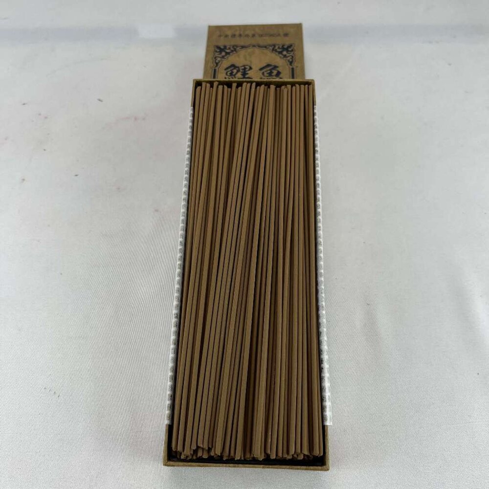 【台中35年老店】金紙/紙紮-鯉魚 正水沉臥香 7寸卧香( 200克)/長-圖片-1