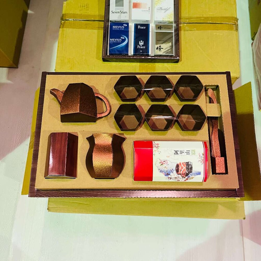 【台中35年老店】紙紮精緻茶具組合 紙紮茶具 封面照片