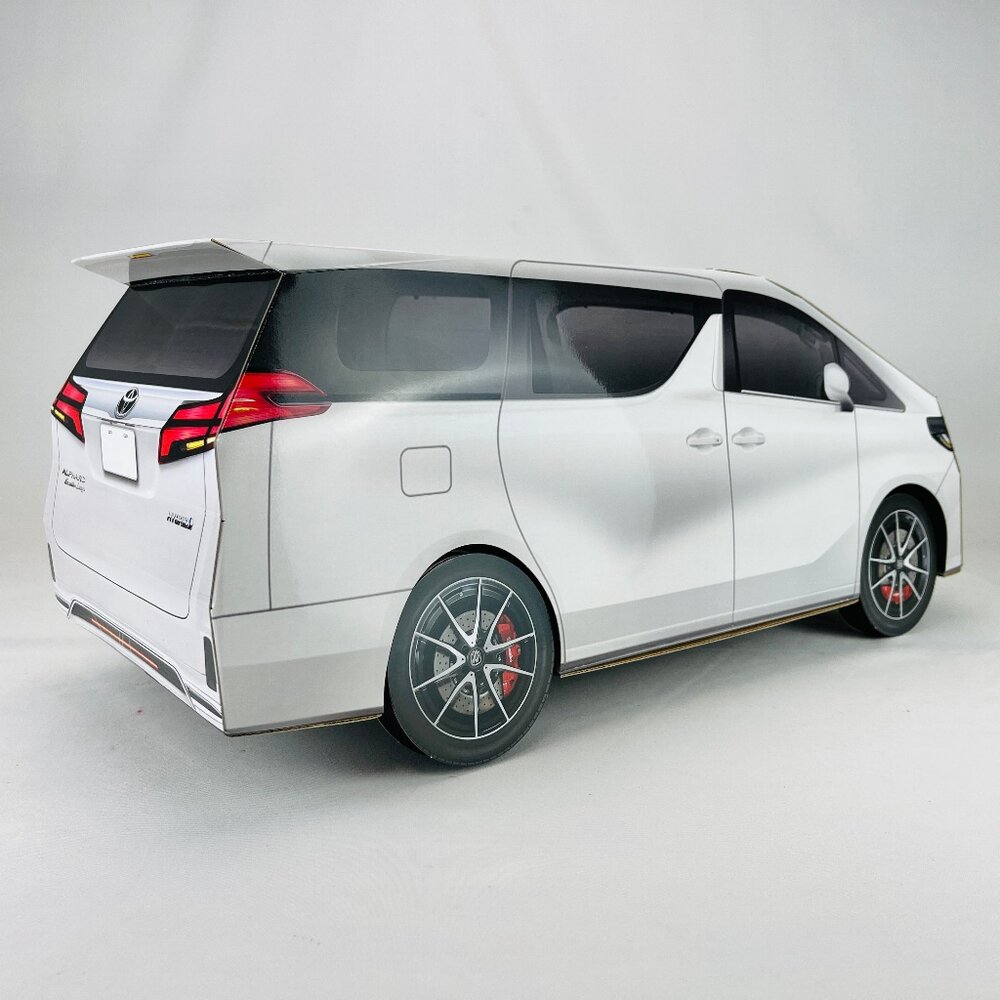 【台中35年老店】紙紮阿法 紙紮Toyota Alphard 紙紮LM 金條 蓮花紙 元寶紙 庫錢 蓮花塔 拜拜用品 紙-圖片-9