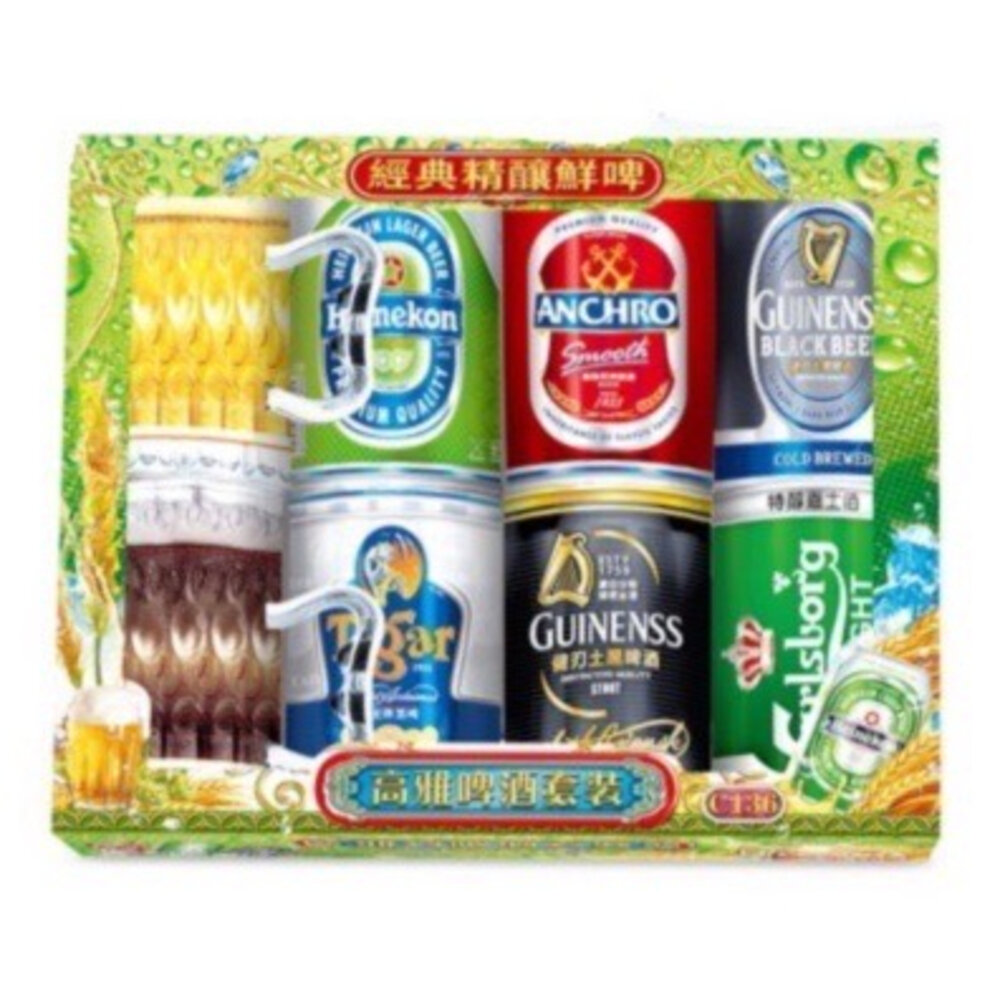 【台中35年老店】紙紮典雅套裝啤酒 紙紮啤酒 紙紮酒-圖片-2