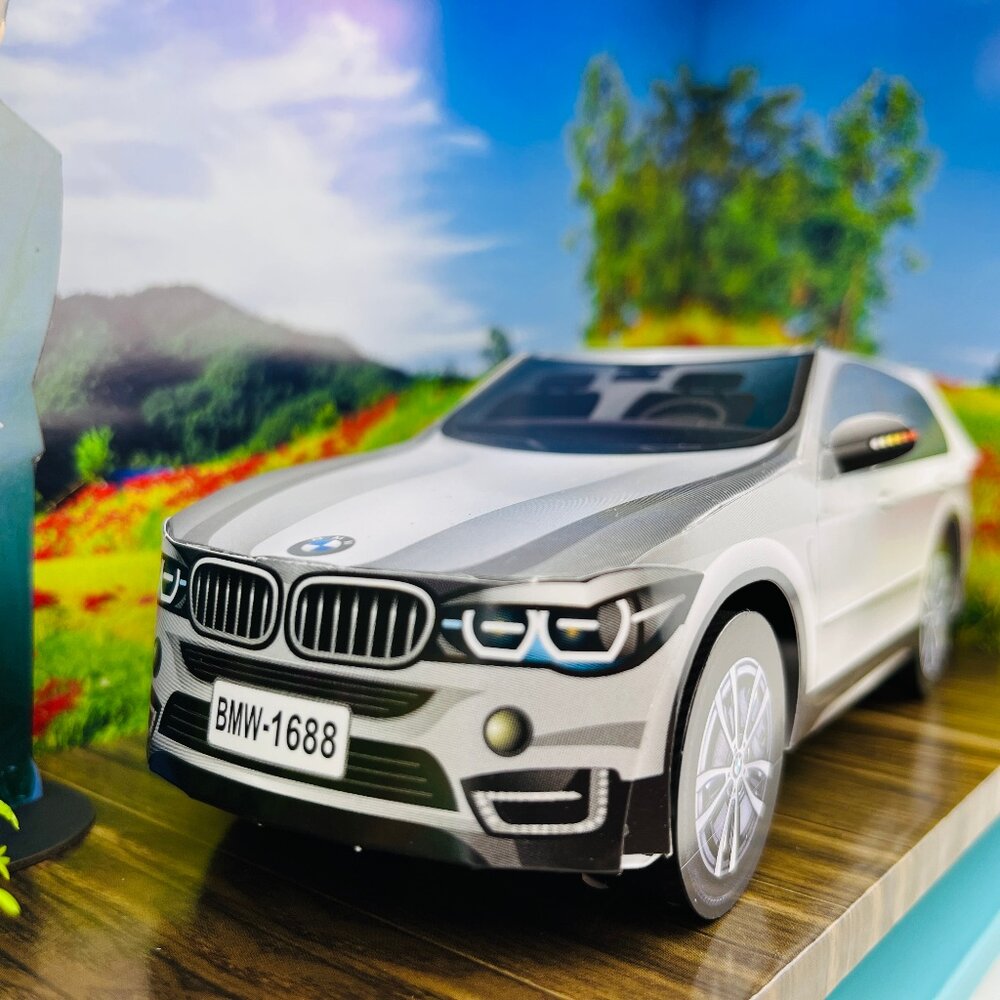 【台中35年老店】紙紮BMW休旅車 紙紮車 紙紮汽車 情境禮盒 紙紮 交通工具 法會-圖片-2