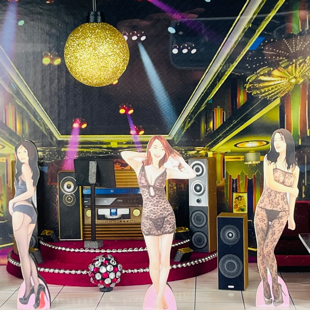 【台中35年老店】紙紮中型酒店情境禮盒 紙紮酒店 紙紮舞廳 禮儀 祭祀 法會-圖片-1