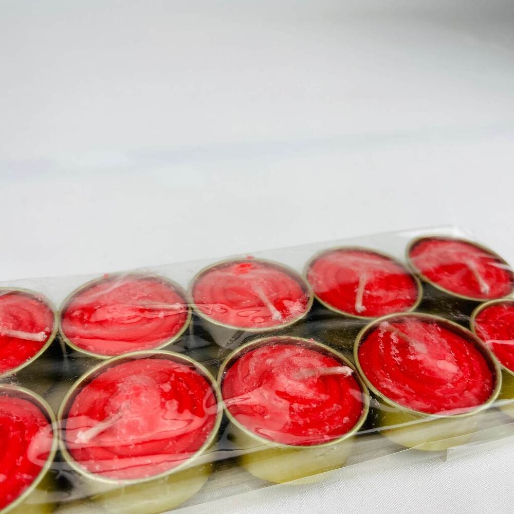 23385071694-【台中35年老店】小圓燭10入 蠟燭 小圓蠟燭 紙紮 元寶 金條 蓮花 蓮花紙 元寶紙 庫錢 蓮花塔 拜拜用品 小蠟燭