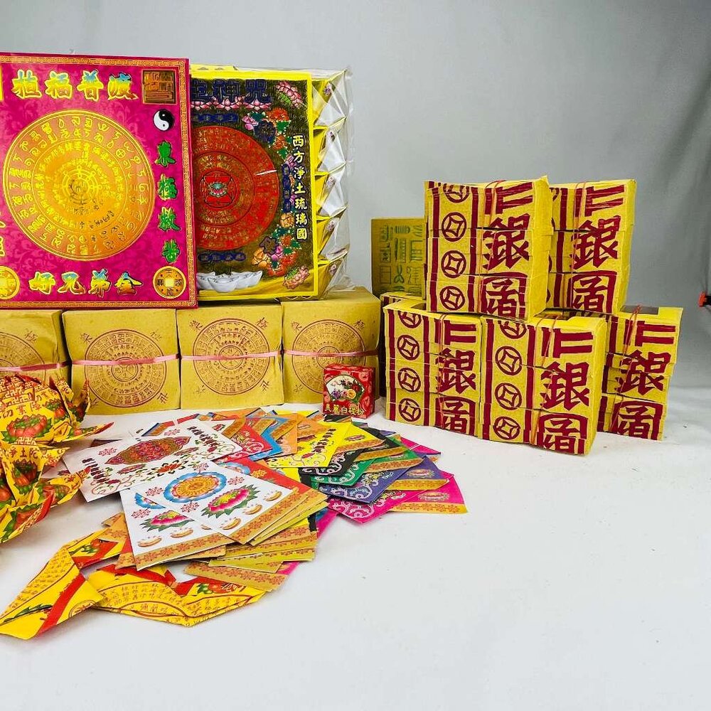 【台中35年老店】金紙/紙紮-金紙 好兄弟 祭祀 拜拜 500-圖片-4