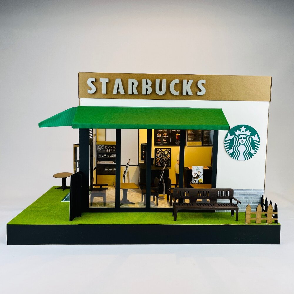 【台中35年老店】紙紮star 星星咖啡廳 紙紮商店 紙紮咖啡店 祭祀 法會 禮儀-圖片-3
