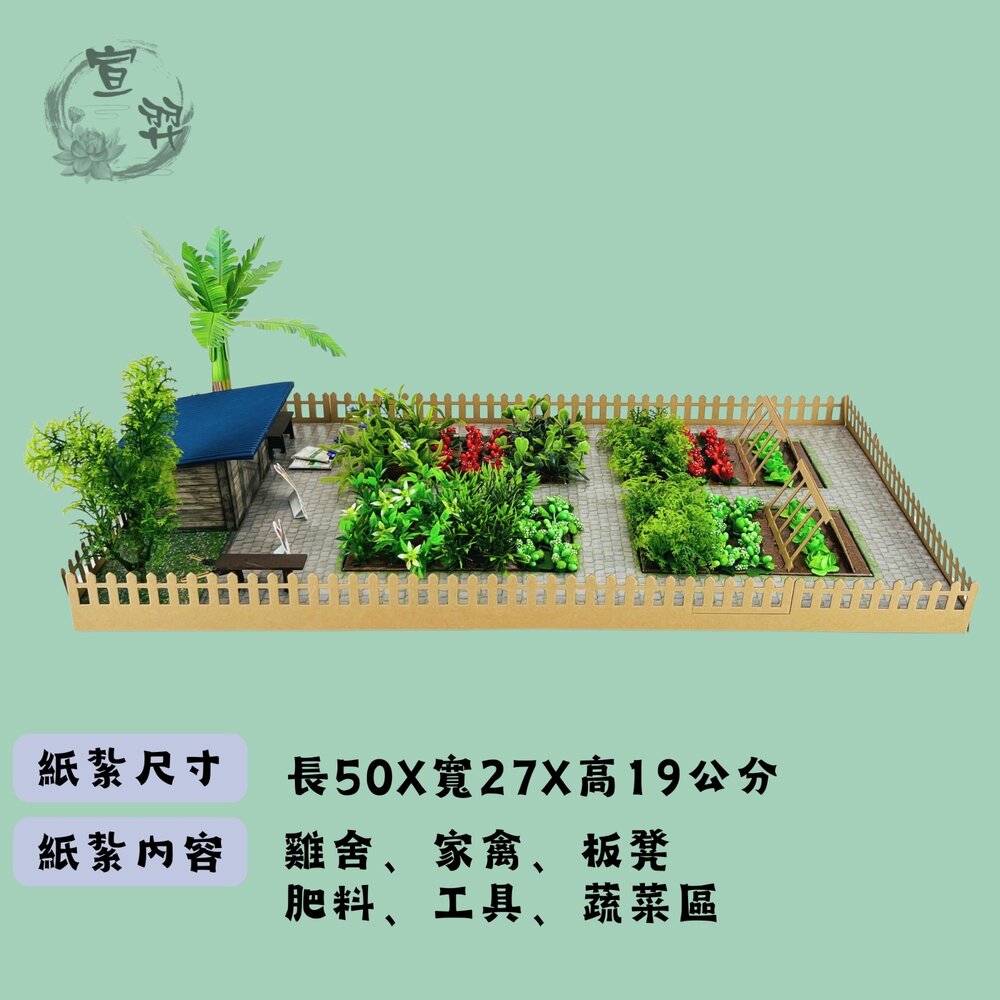 【台中35年老店】華麗別墅莊園+農地 紙紮 元寶 金條 蓮花 蓮花紙 元寶紙 蓮花塔 庫錢 拜拜用品 紙紮屋 紙屋 紙房-圖片-7