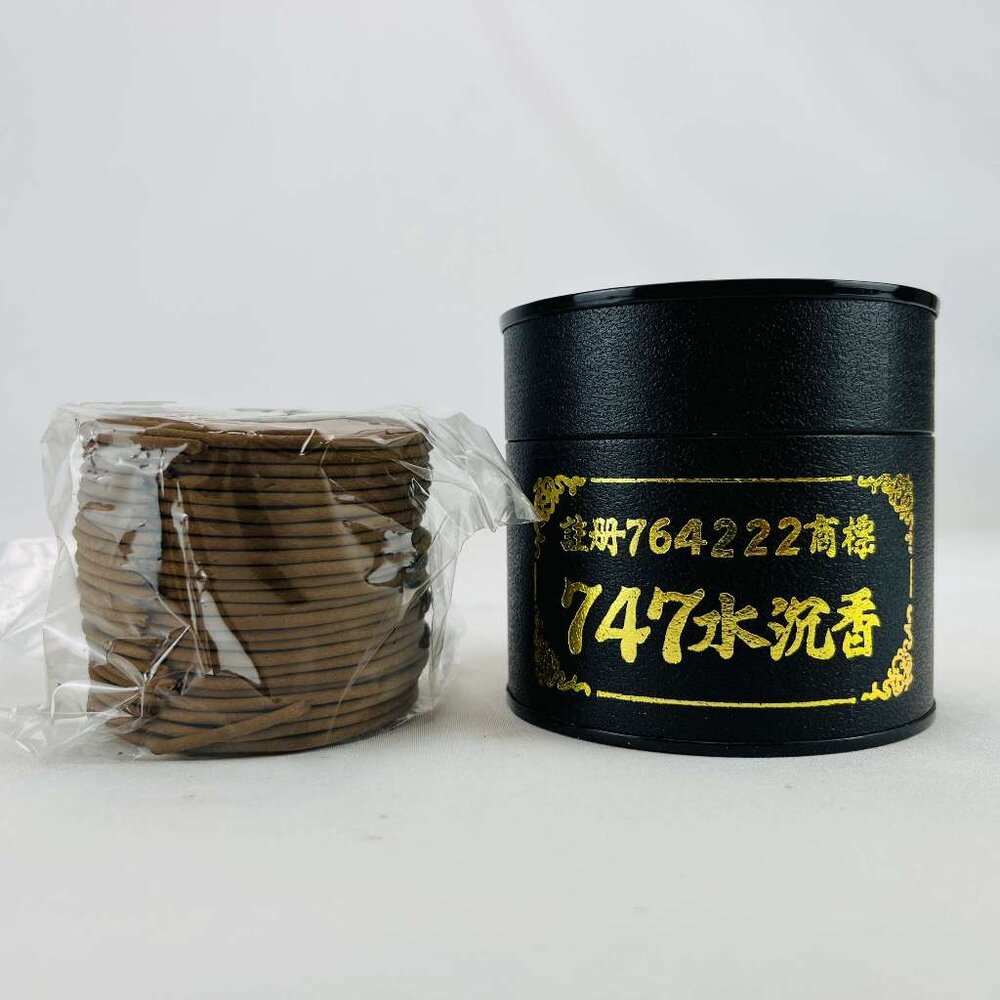 23885206099-【台中35年老店】金紙/紙紮-747水沉香 4小時小盤香 48片