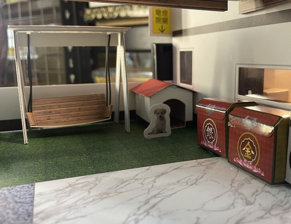 【台中35年老店】紙紮臻愛山莊 紙紮屋 紙屋 紙房子 臻愛山莊 紙紮 元寶 金條 蓮花 蓮花紙 蓮花塔 庫錢-圖片-4