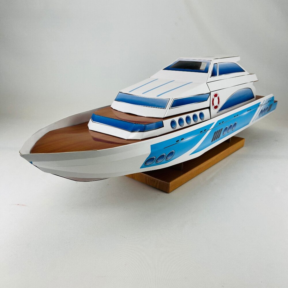 【台中35年老店】紙紮船 紙紮遊艇 皇家公主號 豪華遊艇 遊輪 封面照片