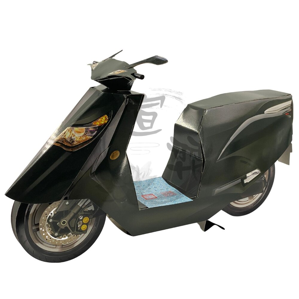 紙紮速克達機車|往生祭祀紙紮用品|台中35年老店-圖片-2