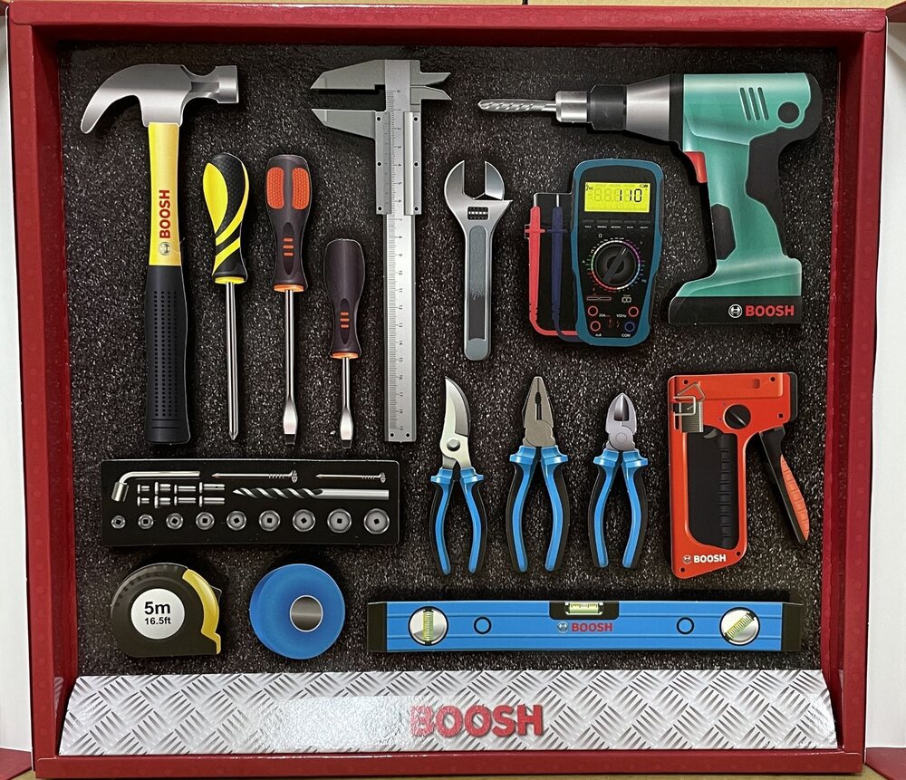 25350338144-【台中35年老店-紙紮工具盒】紙紮 紙紮工具箱 紙紮捲尺 紙紮鐵鎚 紙紮螺絲起子 紙紮用品 紙紮工具 紙閘板手