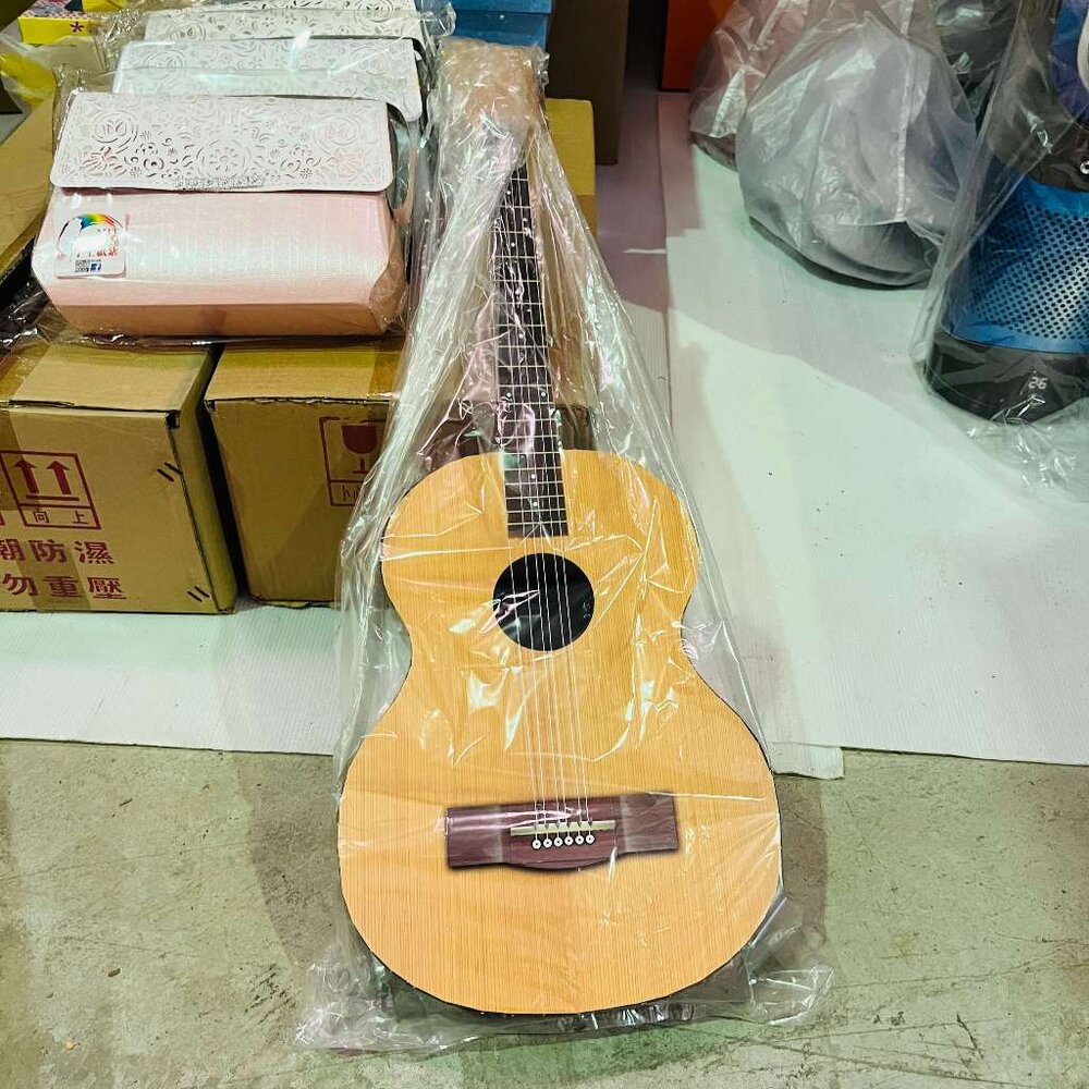 【台中35年老店】紙紮吉他 木紋吉他 樂器 祭祀 禮儀 法會-圖片-5