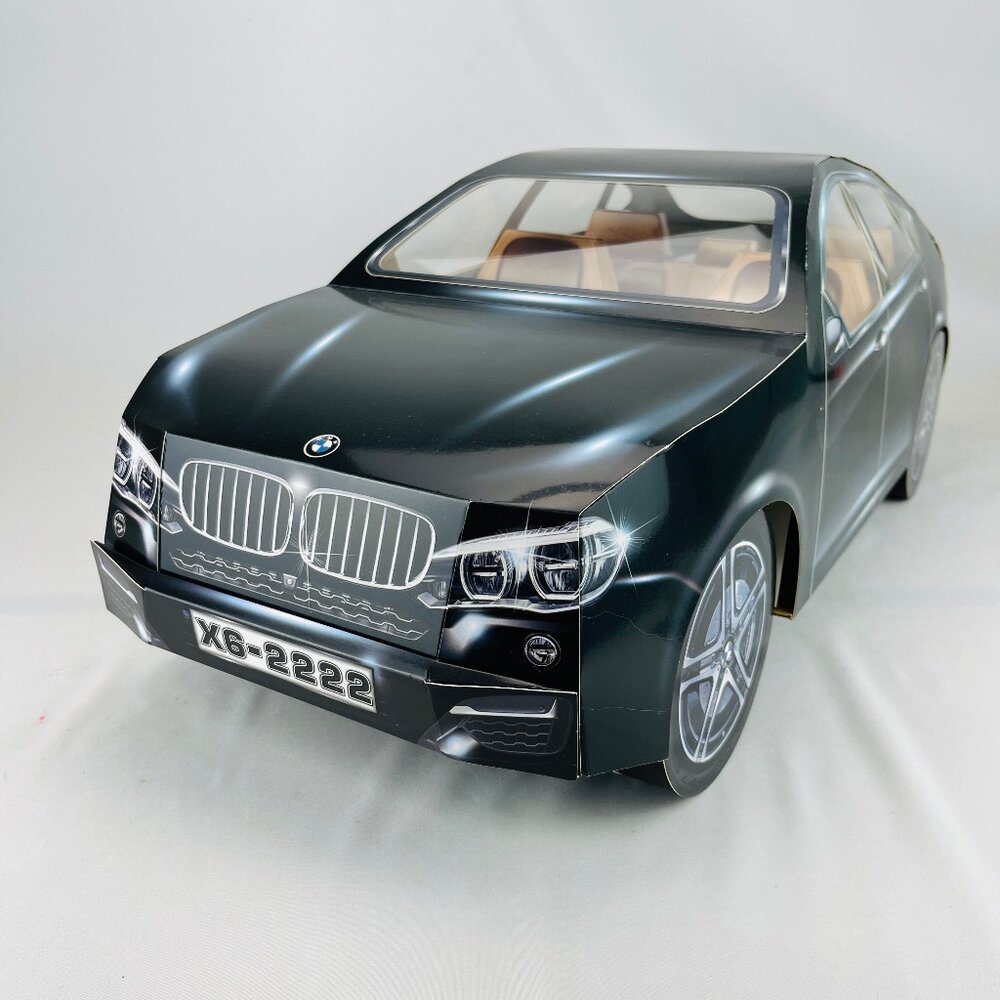 25852556833-【台中35年老店】紙紮汽車 紙車 BMW寶馬 X6  SUV 休旅車 紙紮 元寶 金條 蓮花 蓮花紙 元寶紙 庫錢 蓮花