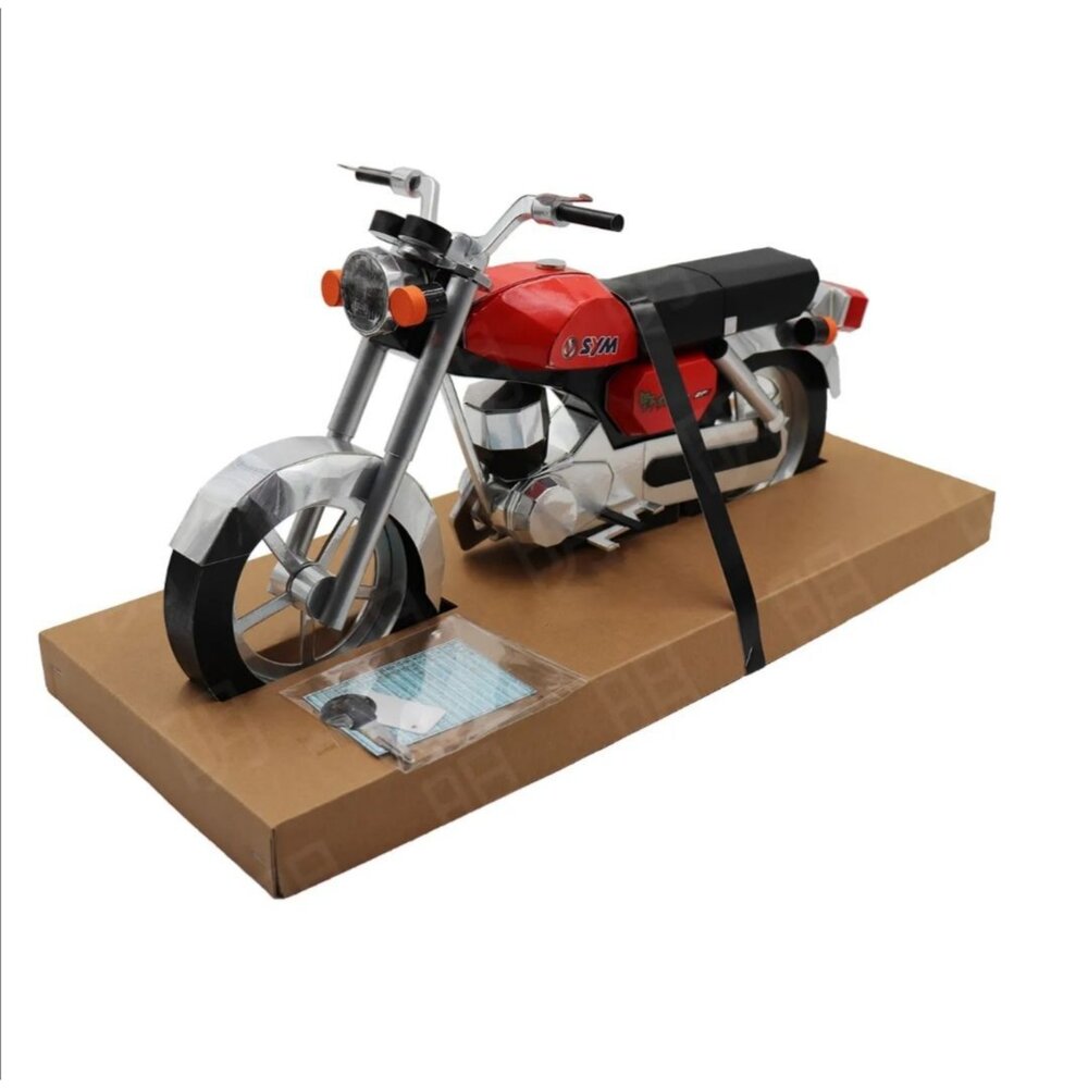 紙紮野狼125重機|往生祭祀紙紮用品|台中35年老店-圖片-2