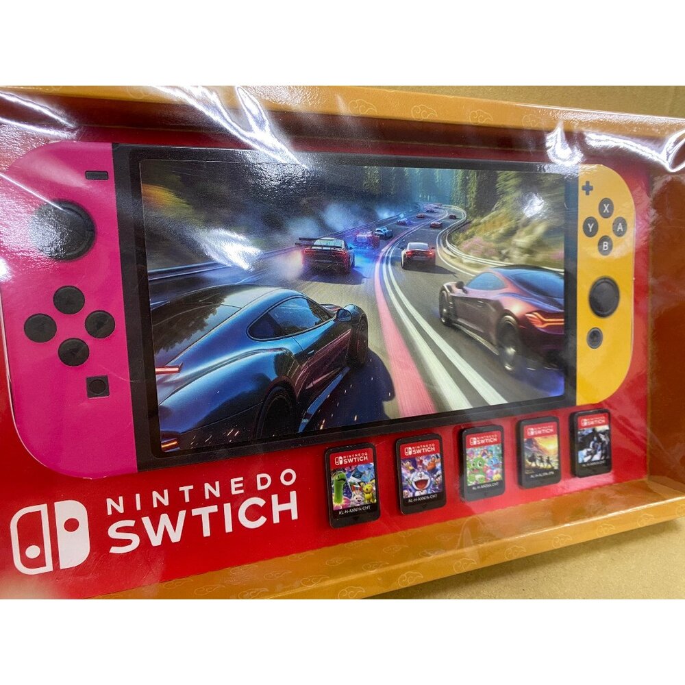 【台中35年老店】紙紮SWITCH 紙紮遊樂器 紙紮電動 共4款 紙紮任天堂 隨機出貨不挑款 祭奠送禮 蓮花 元寶 禮儀-圖片-1
