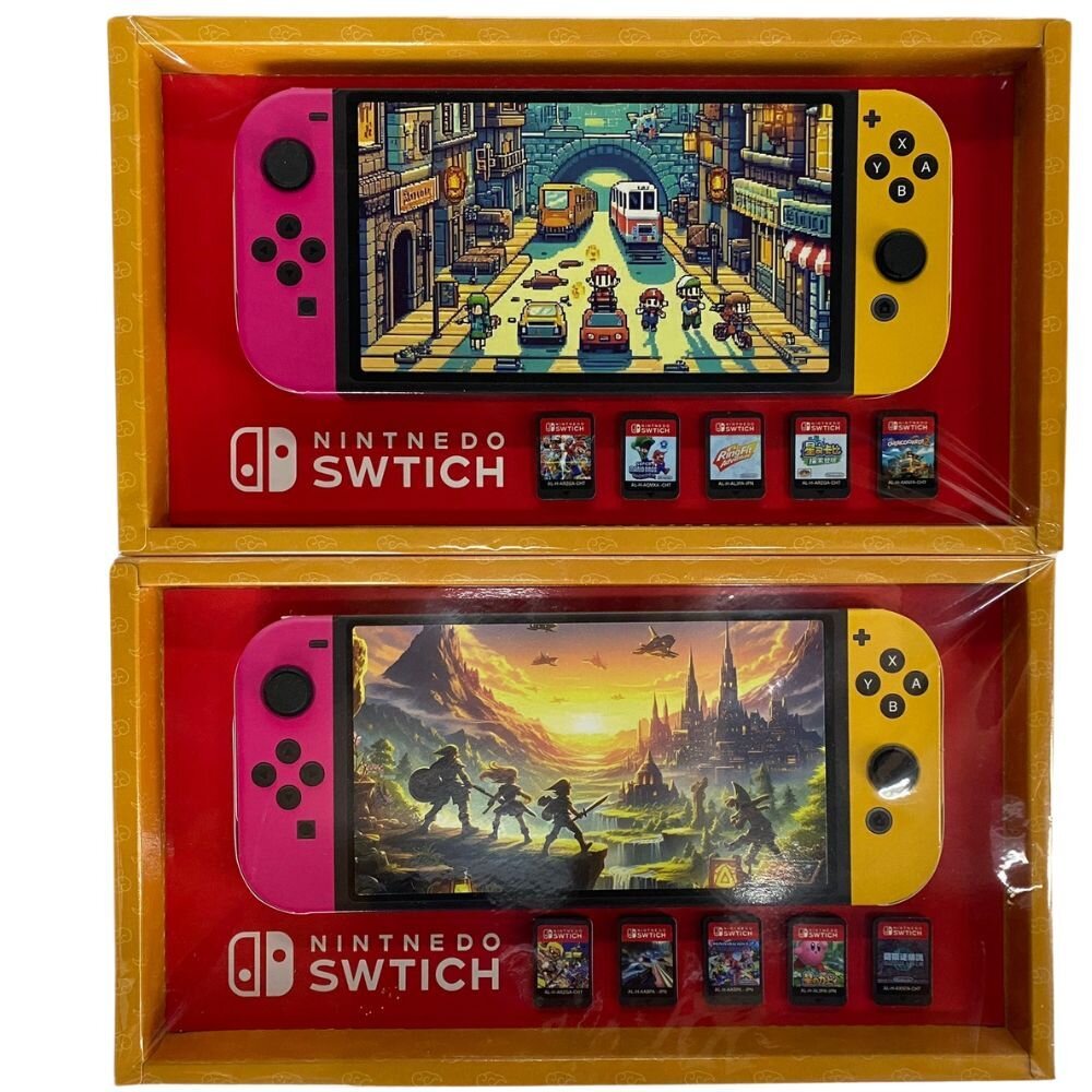【台中35年老店】紙紮SWITCH 紙紮遊樂器 紙紮電動 共4款 紙紮任天堂 隨機出貨不挑款 祭奠送禮 蓮花 元寶 禮儀-圖片-4