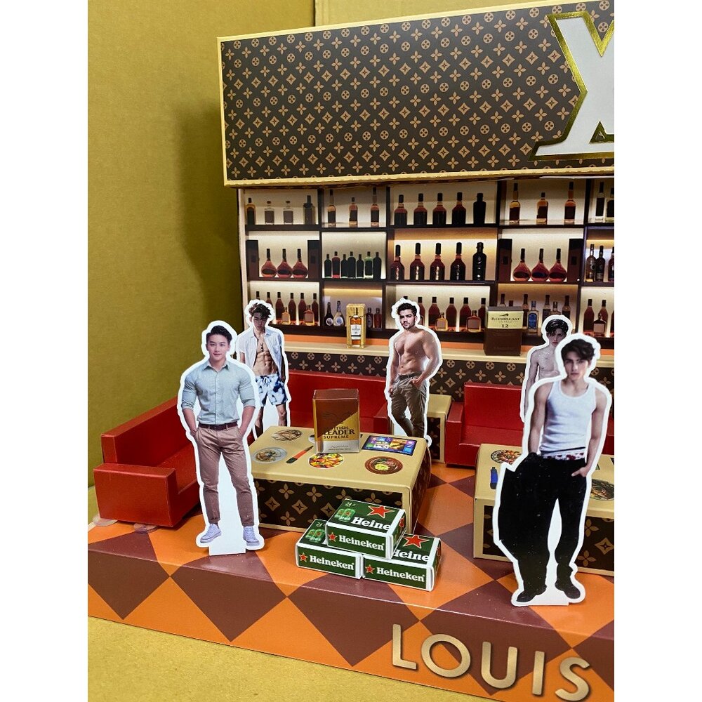 【台中35年老店】紙紮型男酒店 紙紮型男 紙紮酒店 紙紮酒吧 俱樂部 舞廳 酒吧 祭奠送禮 蓮花 元寶 禮儀 祭祀-圖片-2