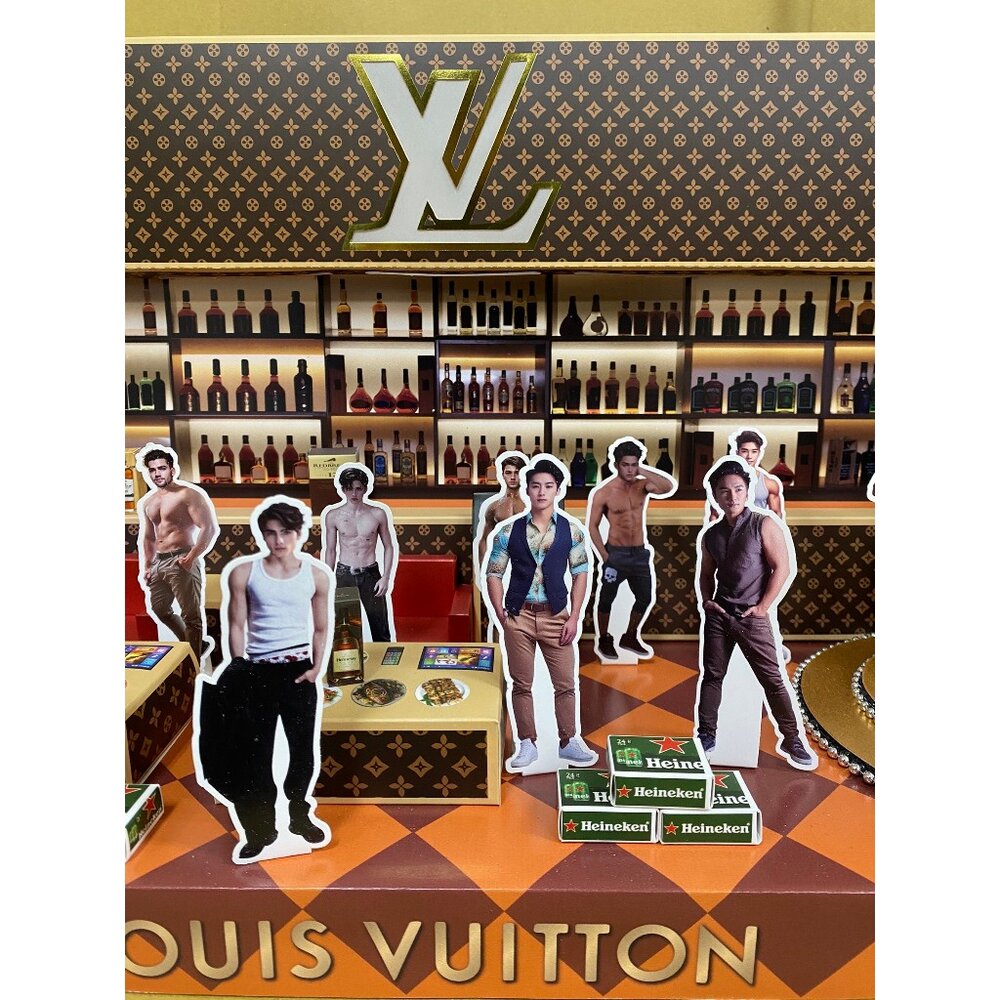 【台中35年老店】紙紮型男酒店 紙紮型男 紙紮酒店 紙紮酒吧 俱樂部 舞廳 酒吧 祭奠送禮 蓮花 元寶 禮儀 祭祀-圖片-3
