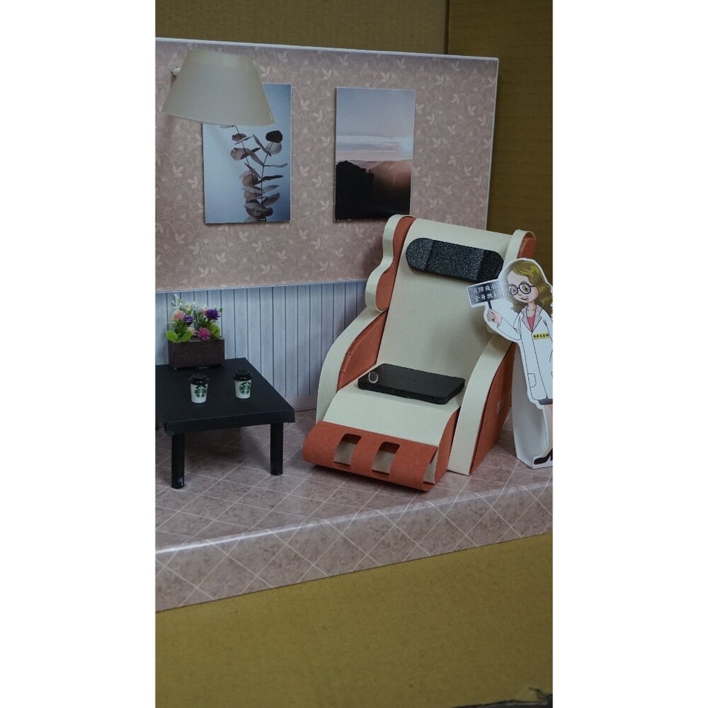 【台中35年老店】紙紮按摩椅 按摩 祭奠送禮 蓮花 元寶 禮儀用品 祭祀用品-圖片-2