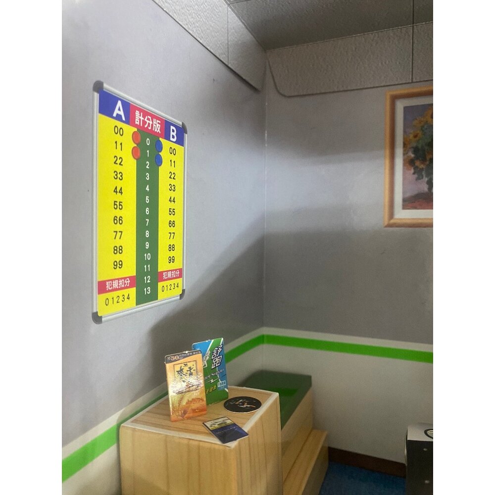 【台中35年老店】紙紮撞球會館 9號球 紙紮撞球 蓮花 元寶 禮儀 禮儀用品 情境系列-圖片-4
