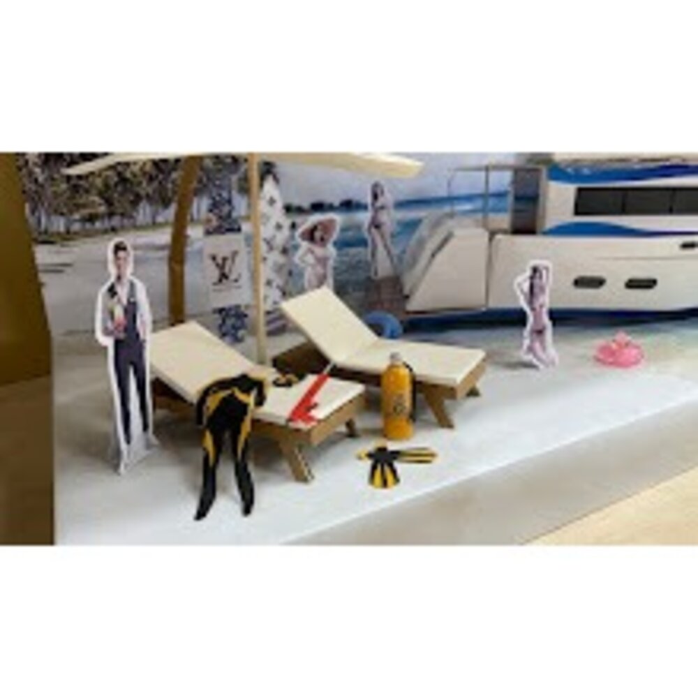 【台中35年老店】嗨FUN郵艇 紙紮郵輪 紙紮遊輪 紙紮遊艇 紙紮郵艇 潛水 釣魚 祭奠送禮 清明祭祖 往生用品 蓮花-圖片-2