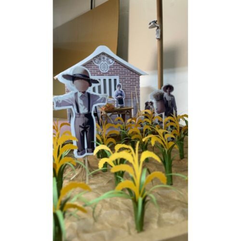 【台中35年老店】紙紮屋 祭祀 禮儀 小爐口 豐收稻香 稻田 種田 農場 菜園 法會 紙紮菜園 紙紮房子-圖片-4