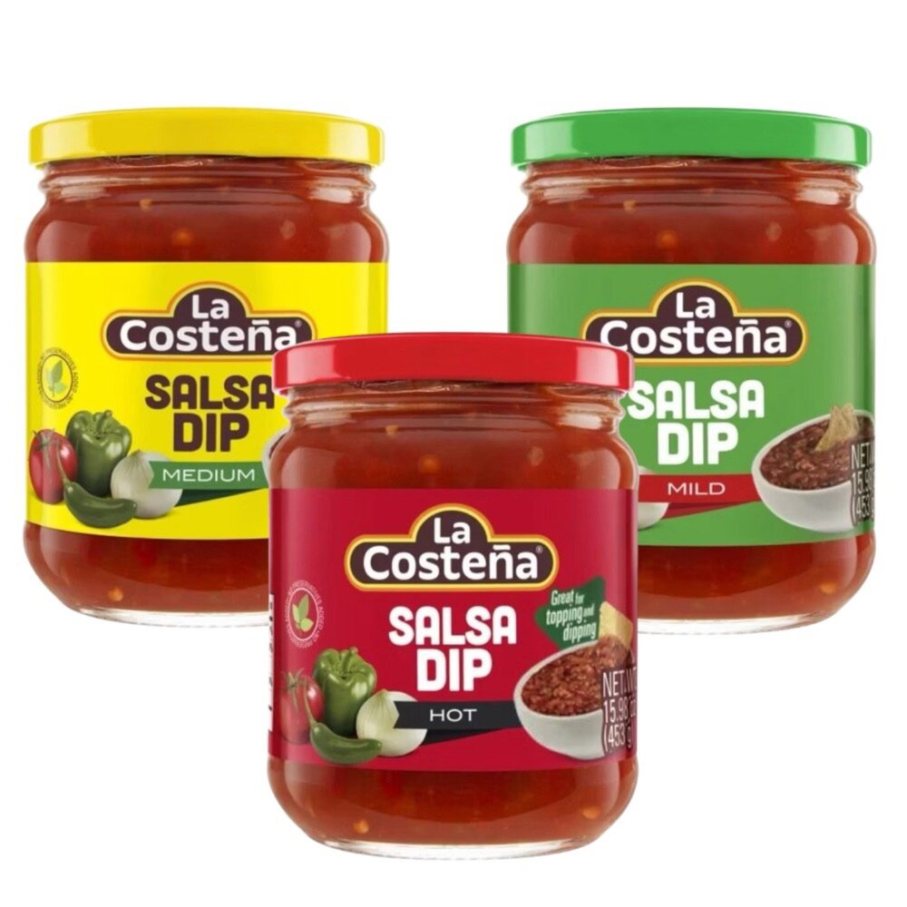 076397030227-墨西哥 Lacostena 中辣莎莎醬  沙沙醬 淡辣莎莎醬 特辣莎莎醬 墨西哥莎莎醬