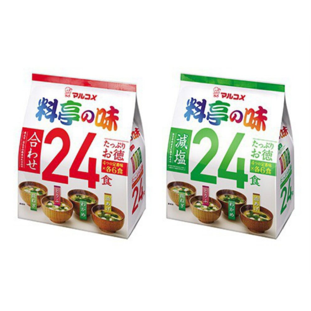 115505341-日本料亭之味 丸米一休 味噌湯 24袋 減鹽配方 快速沖泡 味增湯方便包