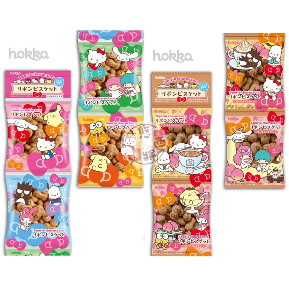 12240052-日本 北陸 三麗鷗 HelloKitty 蝴蝶結造型 奶油餅 串包 蝴蝶結餅乾 凱蒂貓