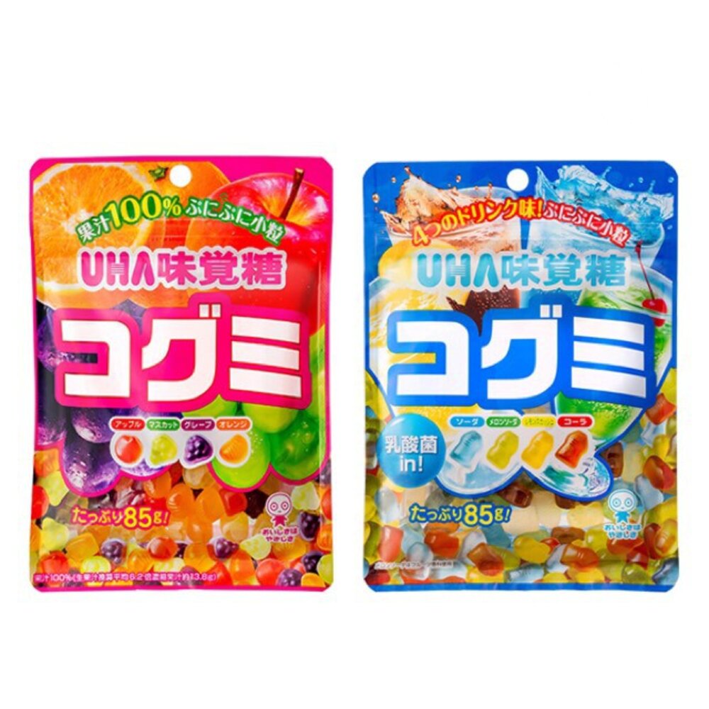 日本 味覺糖 UHA 酷Q迷你軟糖系列 水果味 綜合汽水 味覺糖小軟糖 日本迷你軟糖 小軟糖 酷彌-圖片-1