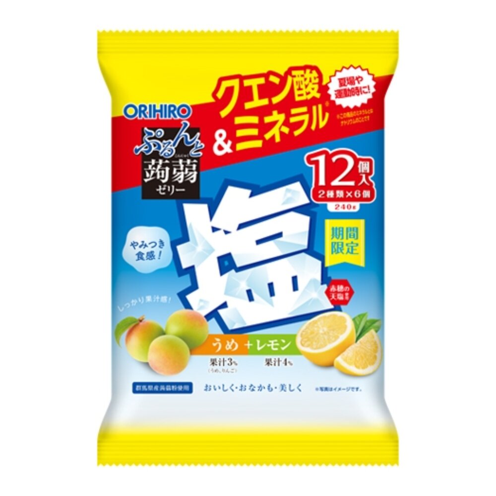 日本 ORIHIRO 正宗不沾手果凍 擠壓式 蒟蒻 果凍 水果 日本必買伴手禮 不沾手 果凍包-圖片-2
