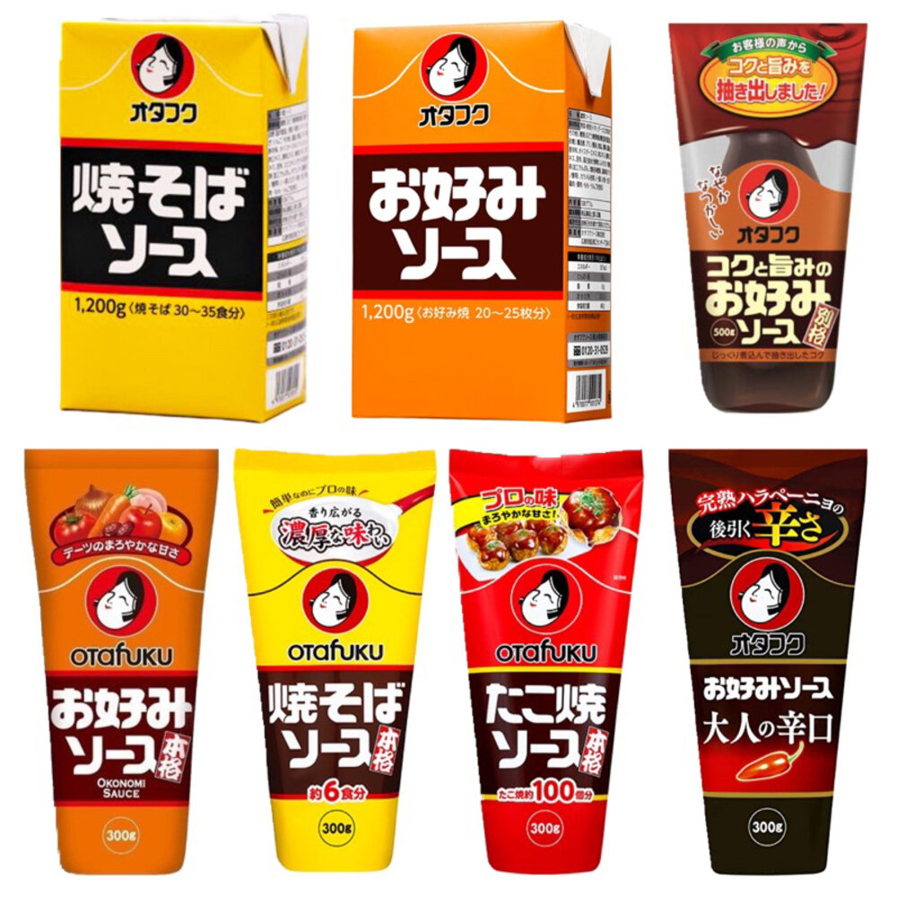 1354595587-日本 多福 otafuku 香酢調味料 大阪燒醬 章魚燒醬 炒麵醬 煎餅醬 日式炒麵醬 藝妓醬料 煎餅