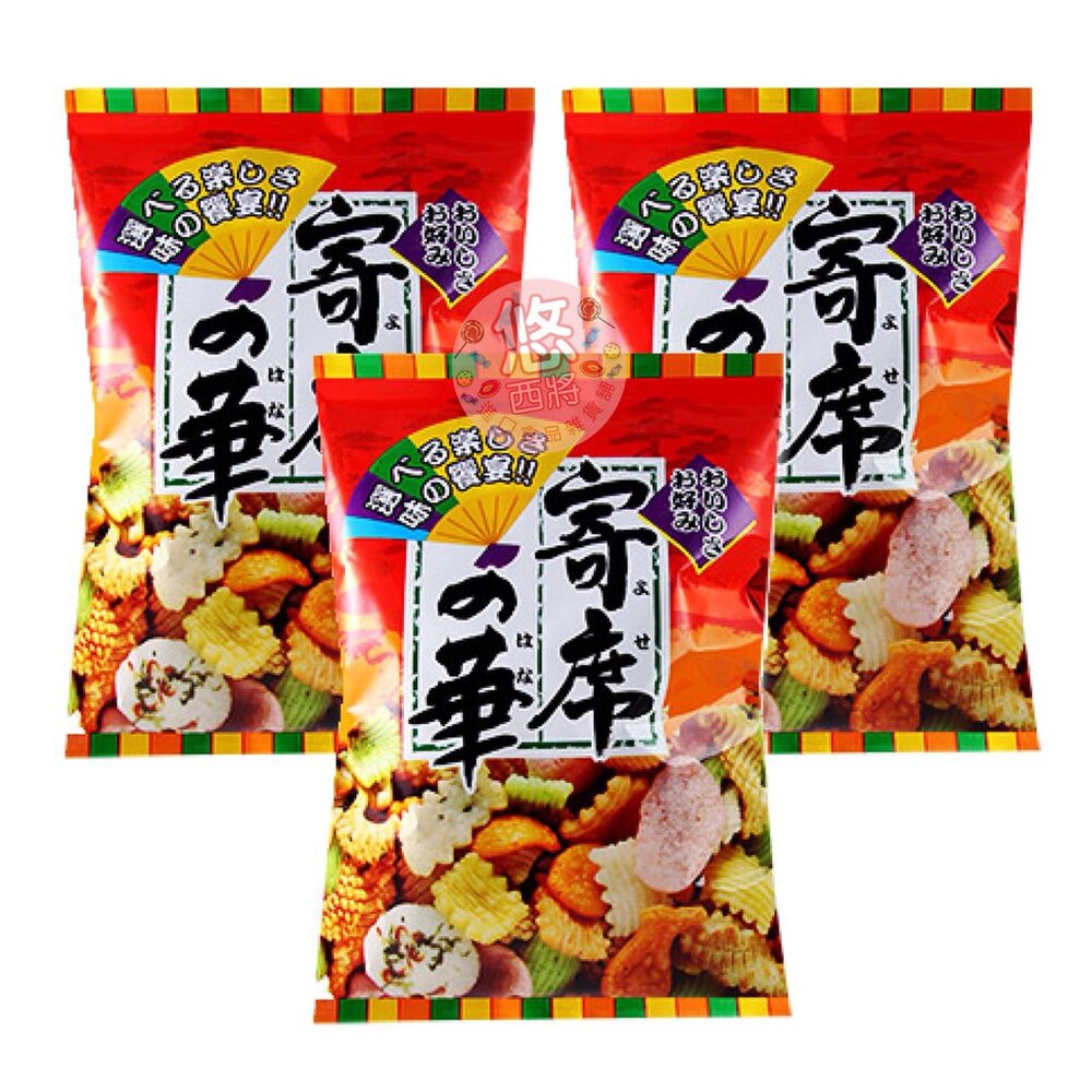 日本神田製菓 寄席之華 綜合米果 寄席的華  蝦餅 海鮮餅 寄席華 海鮮米菓 封面照片