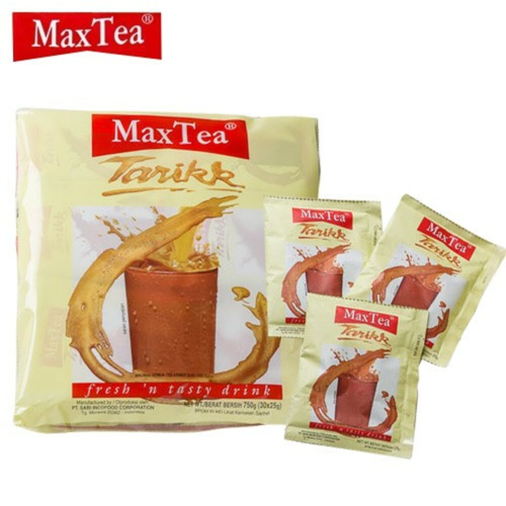 146111782-印尼 MaxTea 即溶奶茶 方便包 30入/包 印尼奶茶 印度拉茶 印尼拉茶 美詩