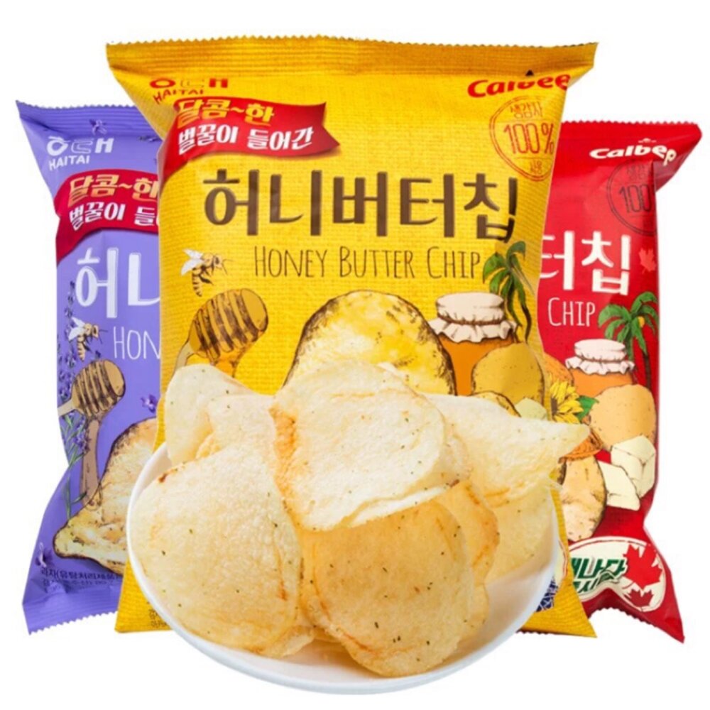 146298783-韓國 海太 HAITAI 蜂蜜奶油洋芋片 薄片 蜂蜜洋芋片 卡樂比 卡樂B