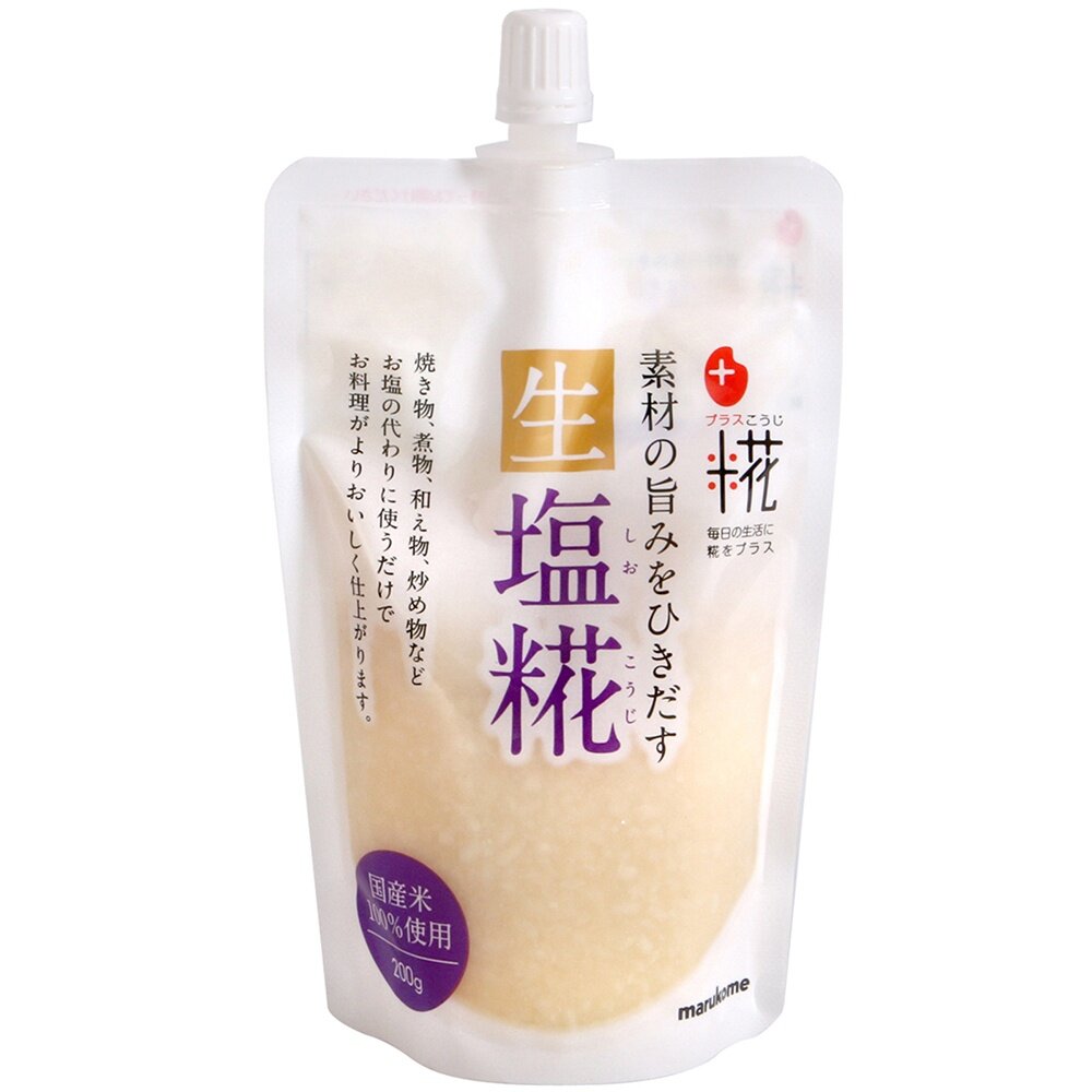 日本 丸米 Marukome 麴調味料 鹽味 鹽花 鹽麴 塩花 塩麴 鹽糀 塩糀 調味料 生塩糀-圖片-1
