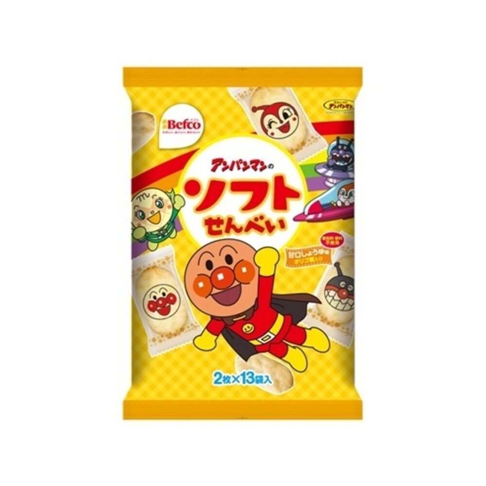 日本 栗山製菓 麵包超人仙貝 餅乾 米果 甘口醬油味-圖片-1
