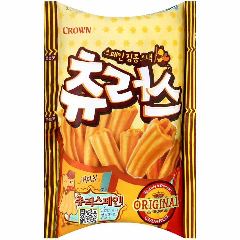 1617158536-韓國CROWN 西班牙蜂蜜吉拿棒 韓國吉拿棒 吉拿棒餅乾 蜂蜜肉桂 樂天超市必買 可拉奧