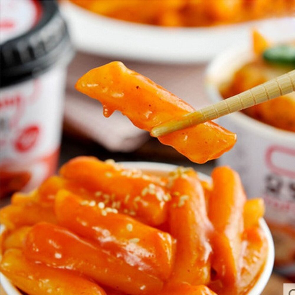 韓國 YOPOKKI 辣炒年糕 方便杯 香辣味 起司 辛辣 奶油洋蔥 炸醬 年糕杯 年糕 速食杯-圖片-3