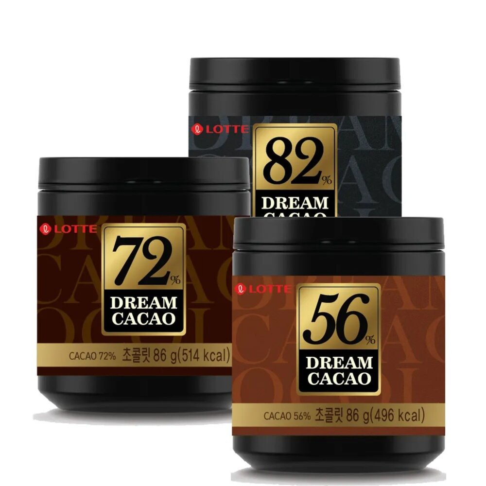 17250120794-韓國 樂天 LOTTE 罐裝 骰子巧克力 方塊巧克力 韓國巧克力 骰子巧 82% 72% 56%