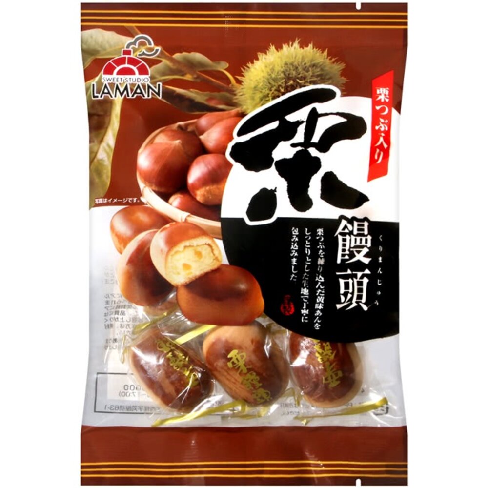 17289117245-日本 LAMAN 栗菓子 栗子饅頭  栗子和果子 栗子燒 栗果子 栗饅頭