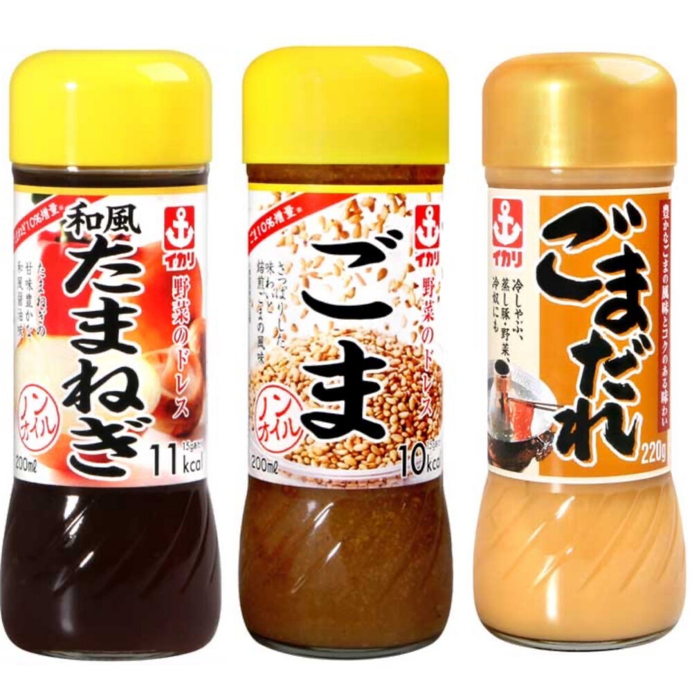 18580470217-日本 伊加利 IKARI 沙拉醬 芝麻 洋蔥和風 芝麻風味醬 船錨 胡麻醬 和風醬