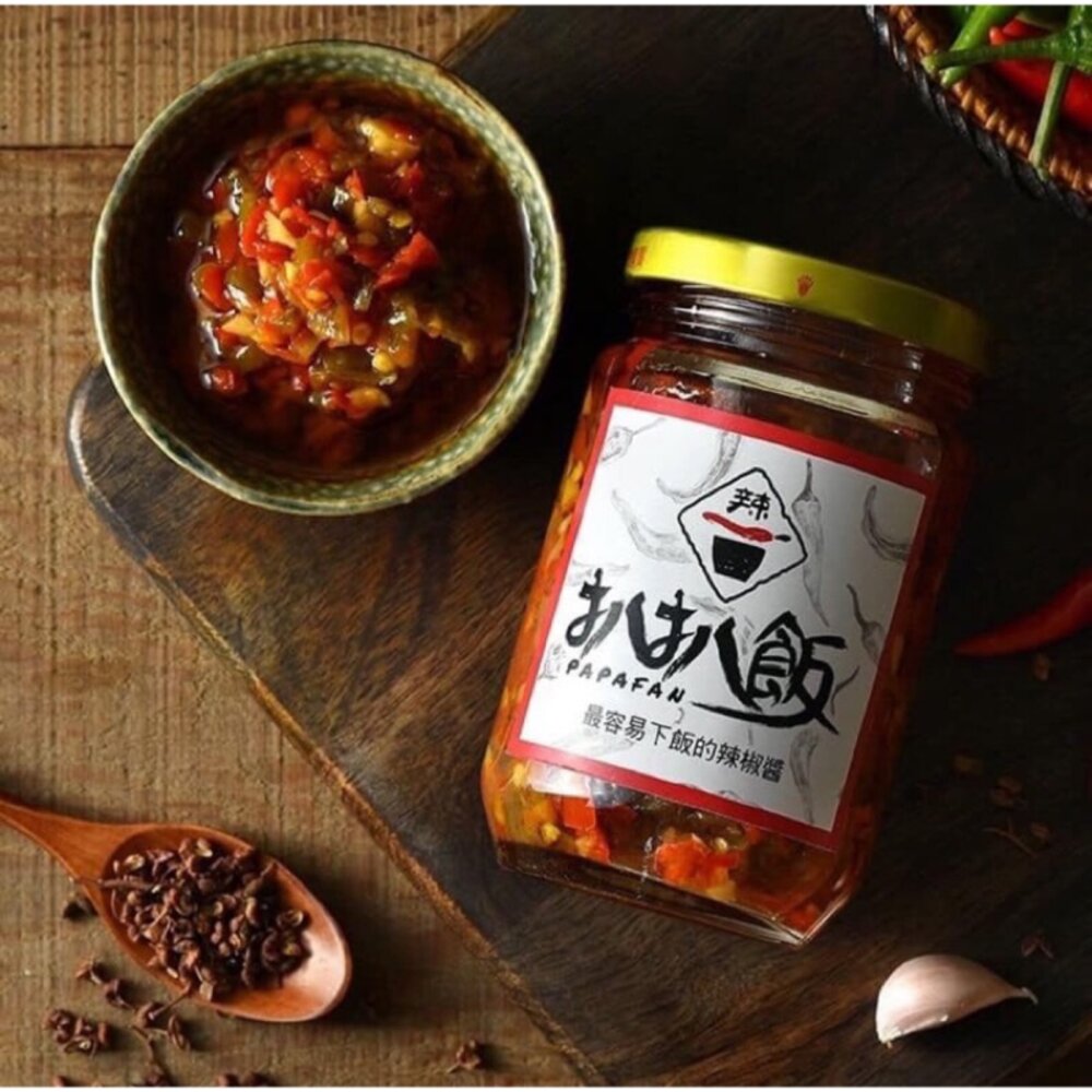 台灣 扒扒飯 雙椒醬 辣椒醬 拌飯 拌麵 泡菜 泰椒醬 扒扒鬆 台灣辣椒醬 團購美食 五辛素 拔拔-圖片-3