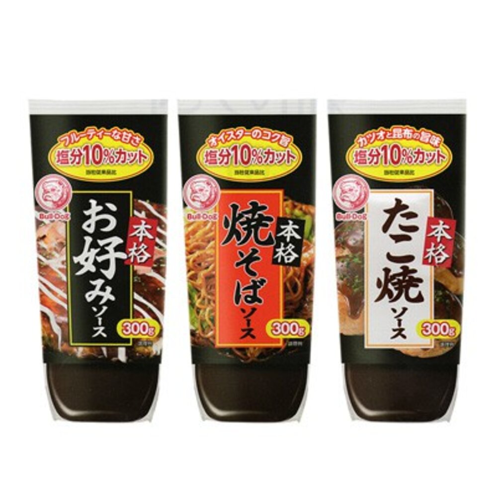 日本 狗牌 BULLDOG 本格 炒麵烏醋 章魚燒 煎餅 炒麵醬 烏醋醬 日本烏醋醬 狗標-圖片-2