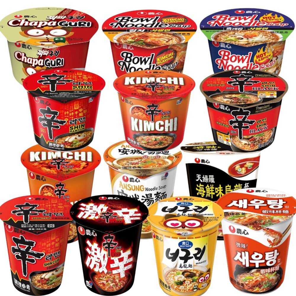 2047194449-韓國 農心 杯麵 辛拉麵 辣白菜 泡菜杯麵 韓國泡麵 辛香菇 辣牛肉湯 泡菜碗裝