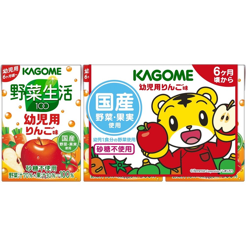 20646052-日本 可果美 KAGOME 巧虎 野菜生活 蔬果汁 幼兒 果菜汁 小孩用 孩童 果汁